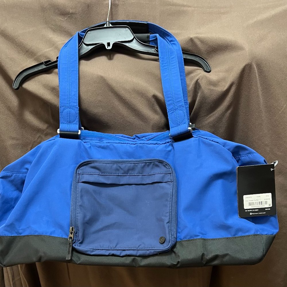 Lululemon City Sweat Duffel, Blue, NWT